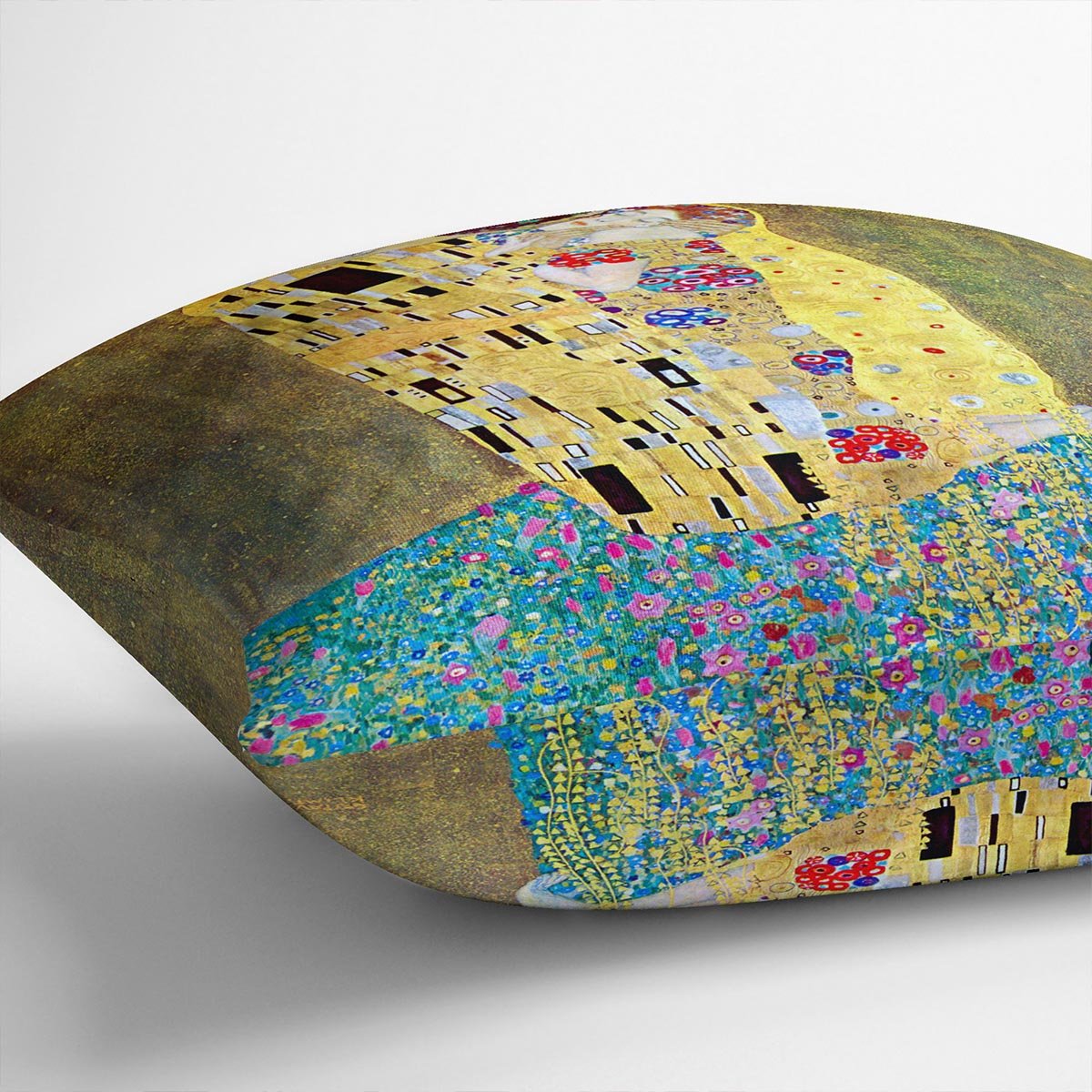 The Kiss 2 by Klimt Throw Pillow