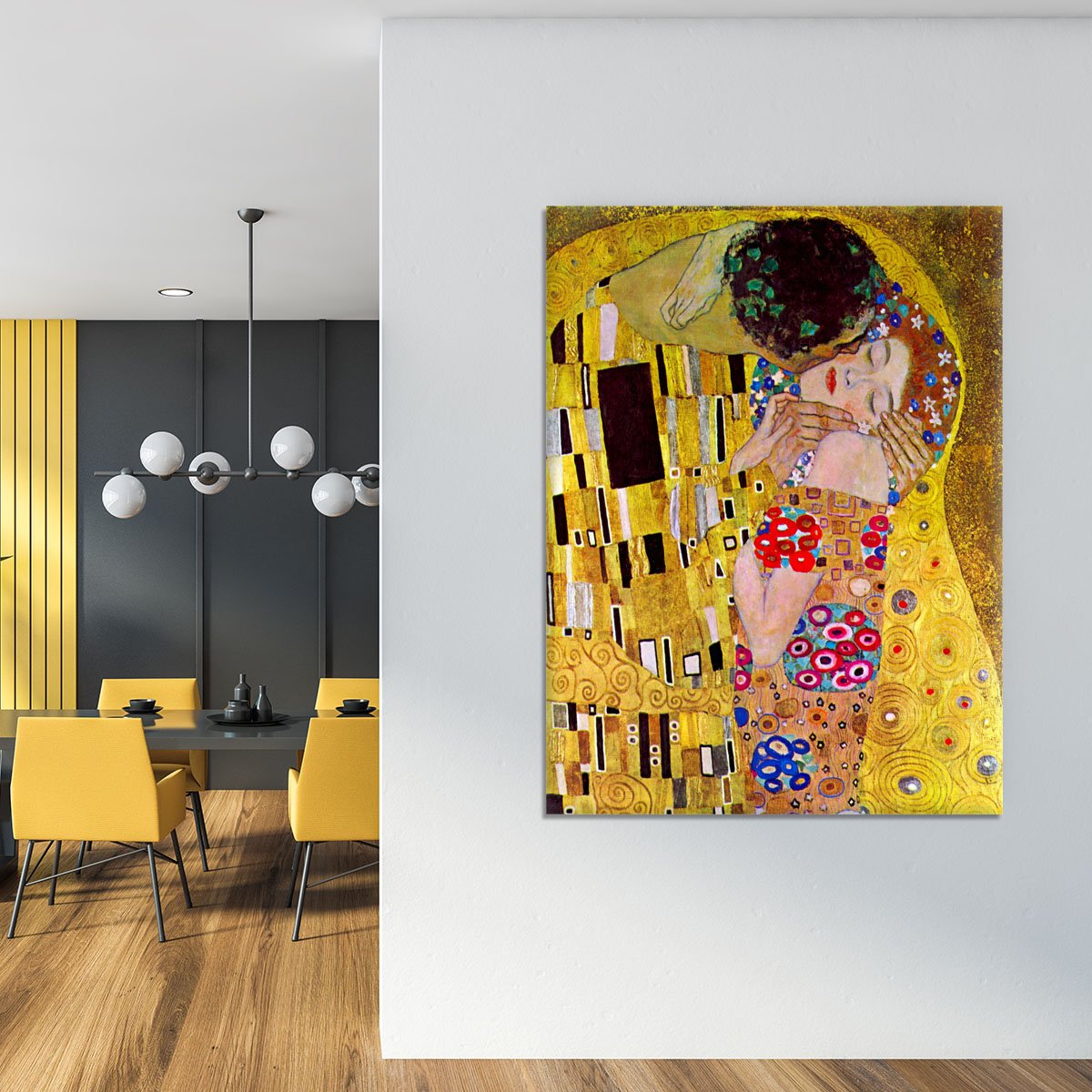 The Kiss by Klimt Canvas Print or Poster