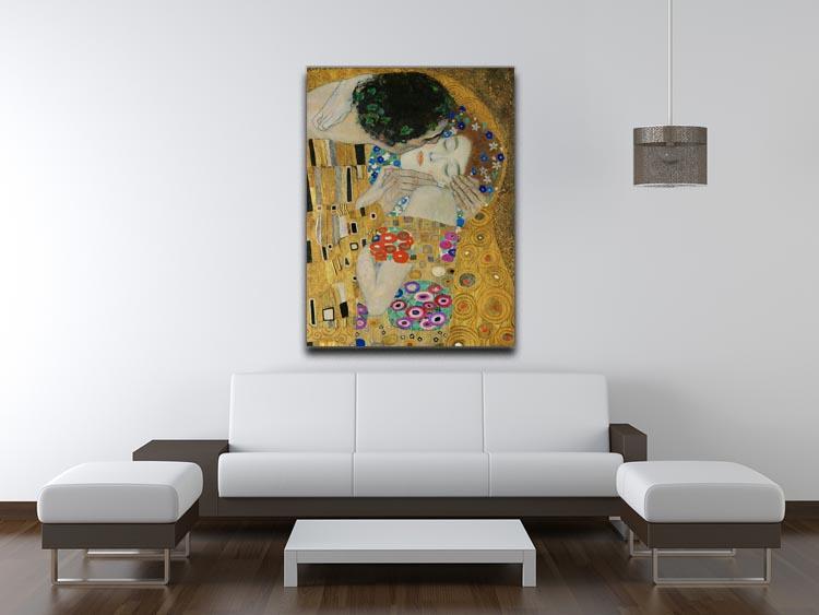 The Kiss detail by Klimt Canvas Print or Poster - Canvas Art Rocks - 4