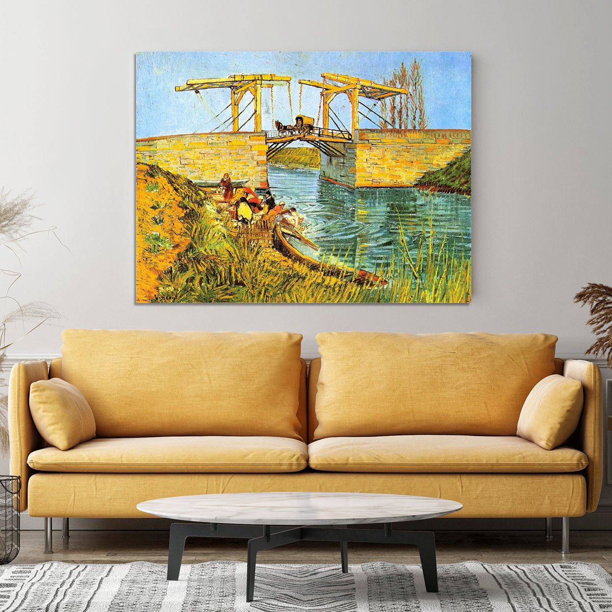 The Langlois Bridge at Arles by Van Gogh Canvas Print or Poster