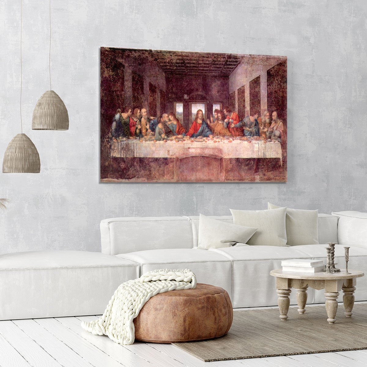The Last Supper by Da Vinci Canvas Print or Poster