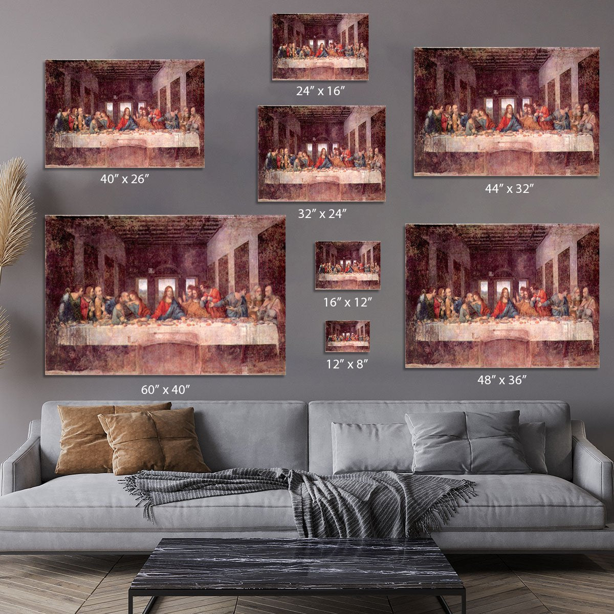 The Last Supper by Da Vinci Canvas Print or Poster