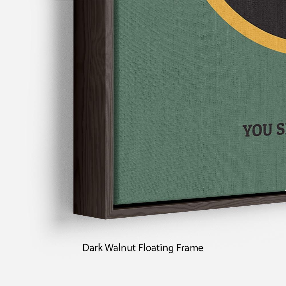 The Lord Of The Rings Fellowship If The Ring Minimal Movie Floating Frame Canvas - Canvas Art Rocks - 6