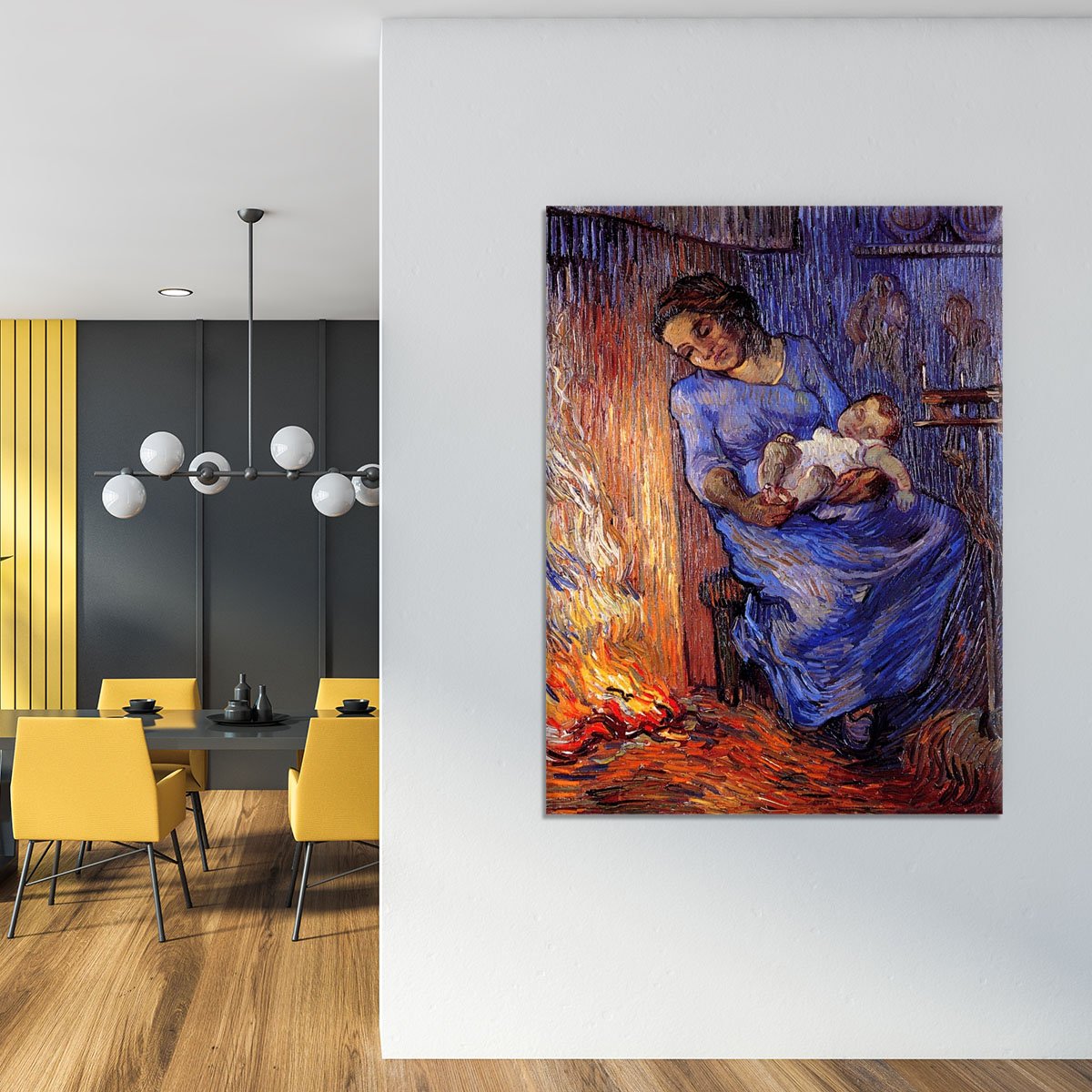 The Man is at Sea after Demont-Breton by Van Gogh Canvas Print or Poster