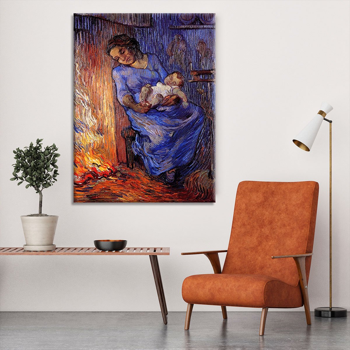 The Man is at Sea after Demont-Breton by Van Gogh Canvas Print or Poster