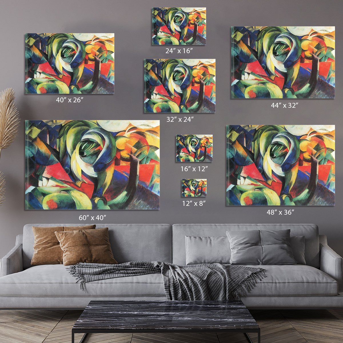 The Mandrill by Franz Marc Canvas Print or Poster
