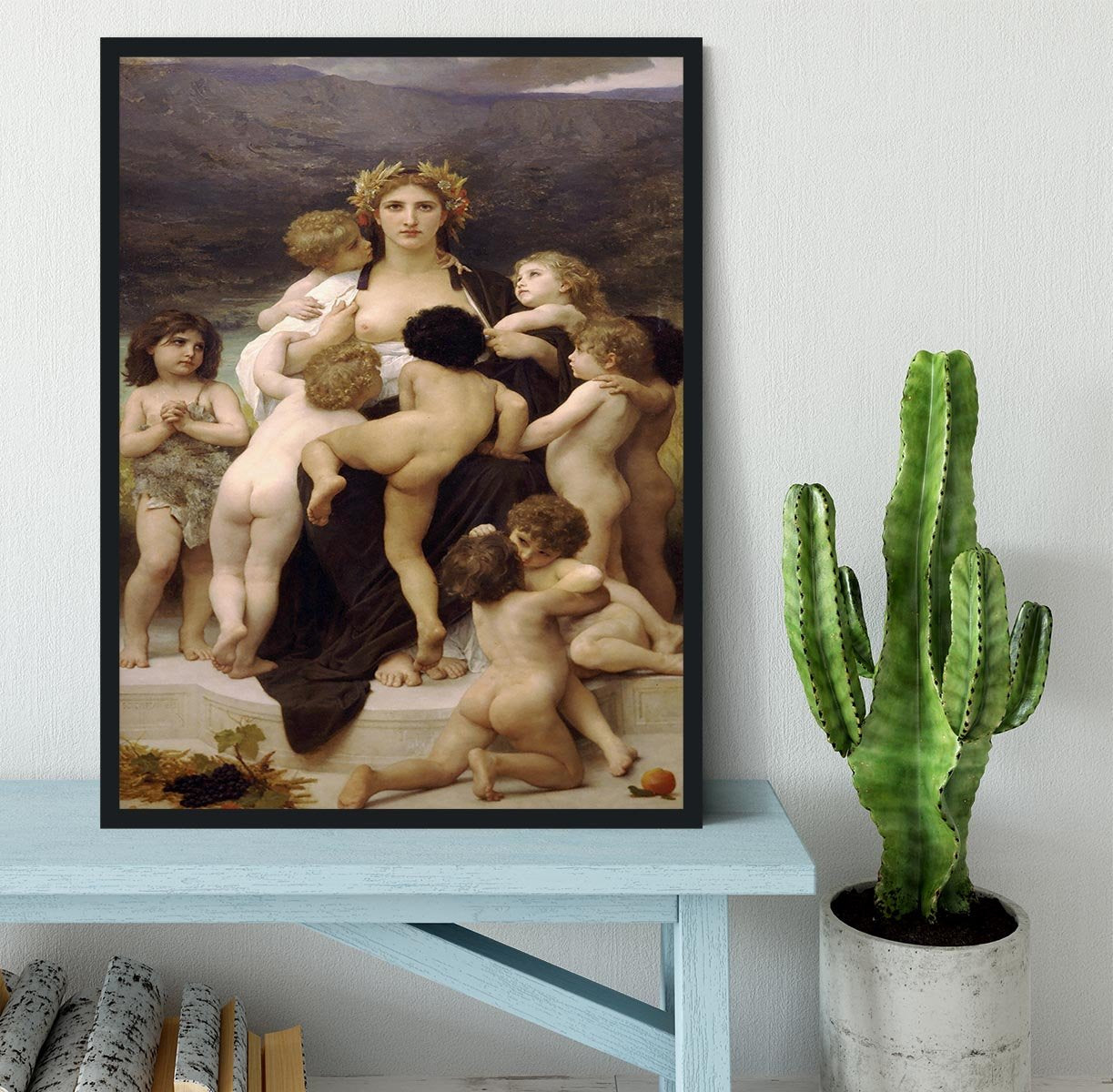 The Motherland By Bouguereau Framed Print - Canvas Art Rocks - 2