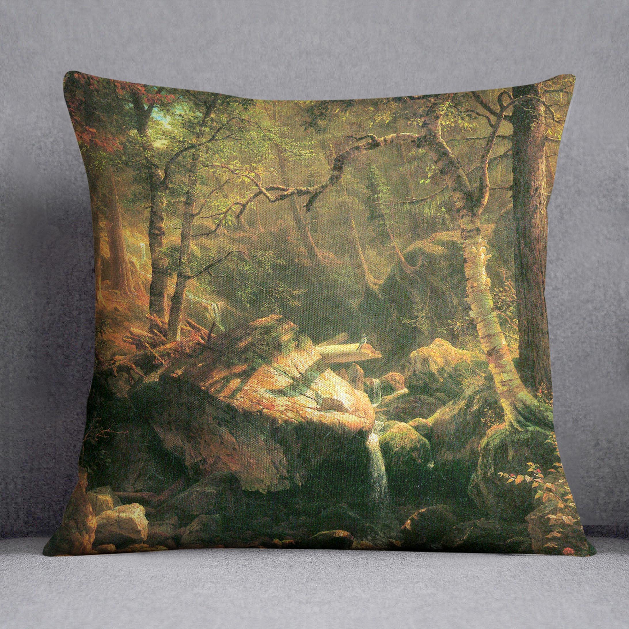 The Mountain by Bierstadt Cushion - Canvas Art Rocks - 1