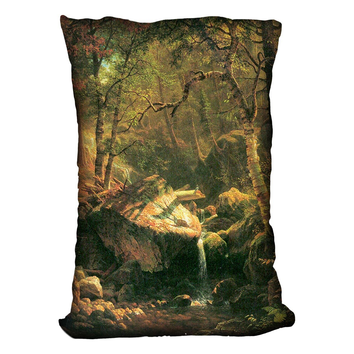 The Mountain by Bierstadt Cushion - Canvas Art Rocks - 4