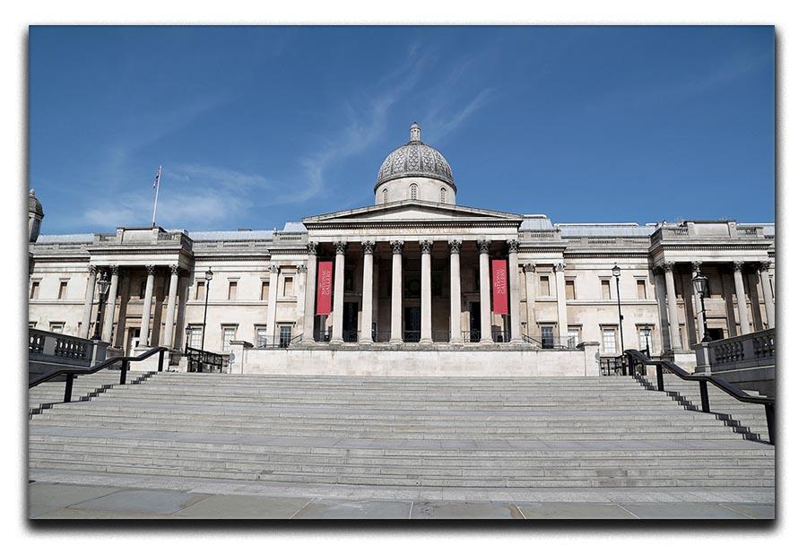 The National Gallery London under Lockdown 2020 Canvas Print or Poster