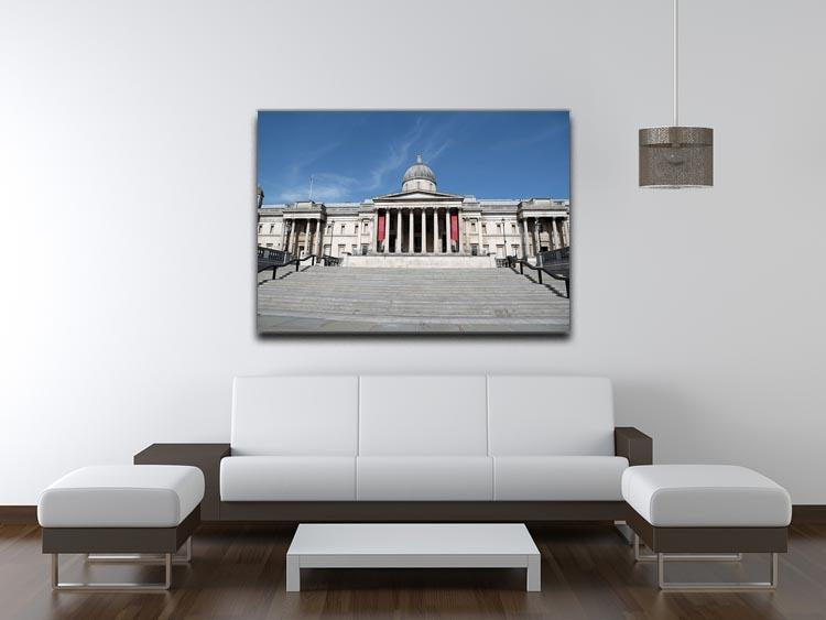 The National Gallery London under Lockdown 2020 Canvas Print or Poster