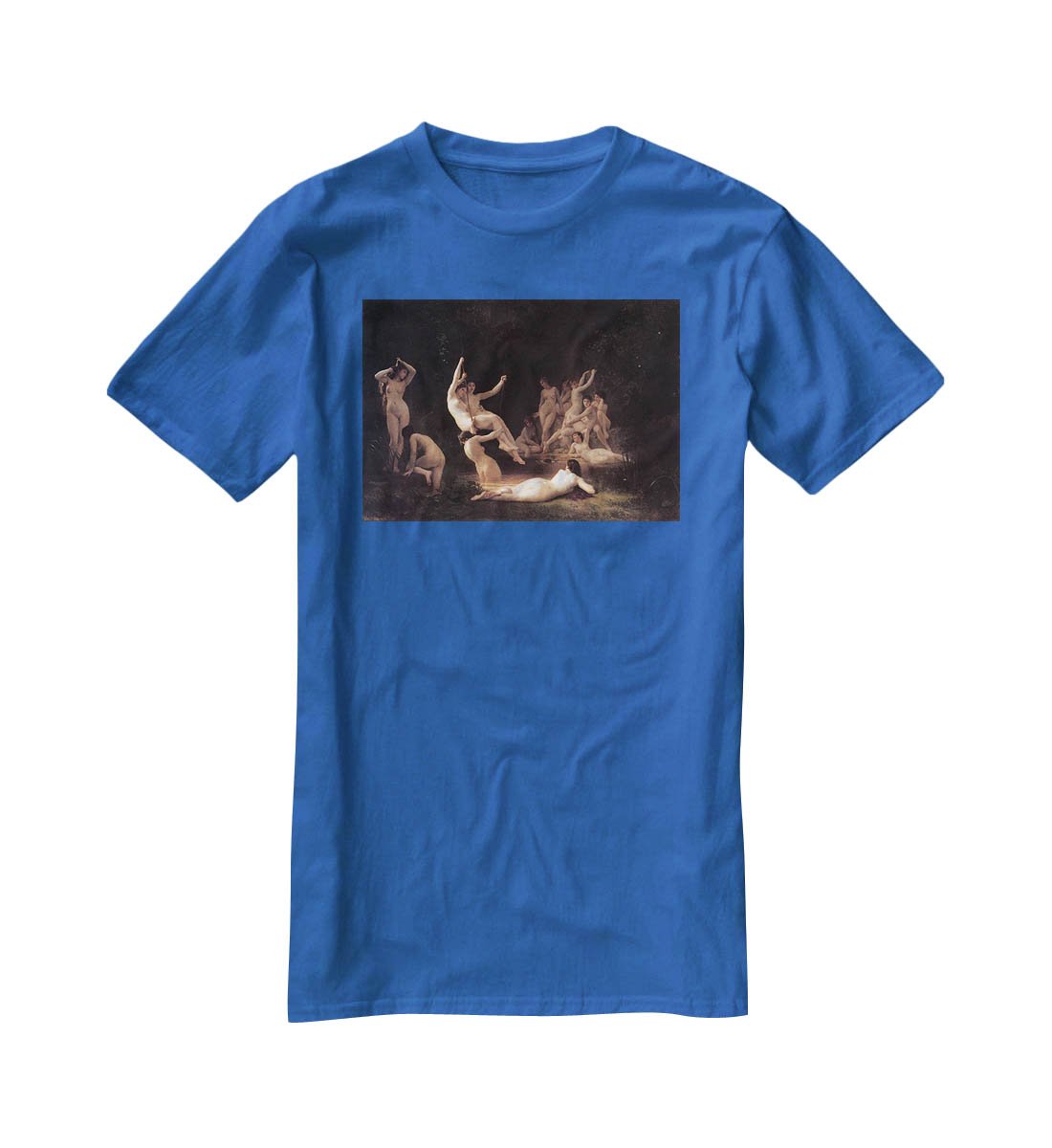 The Nymphaeum By Bouguereau T-Shirt - Canvas Art Rocks - 2