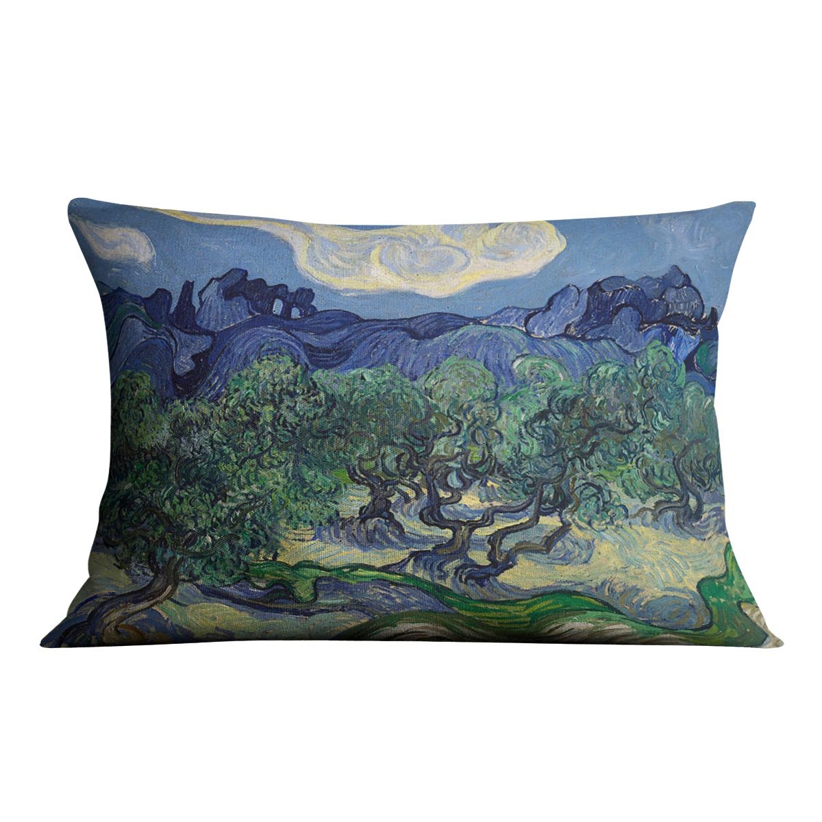 The Olive trees Throw Pillow