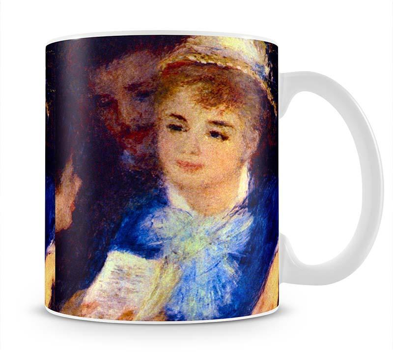 The Perusal of the Part by Renoir Mug - Canvas Art Rocks - 1