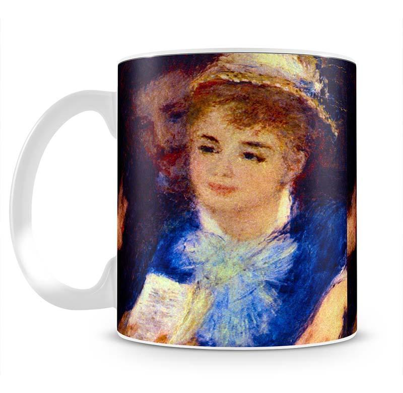 The Perusal of the Part by Renoir Mug - Canvas Art Rocks - 2