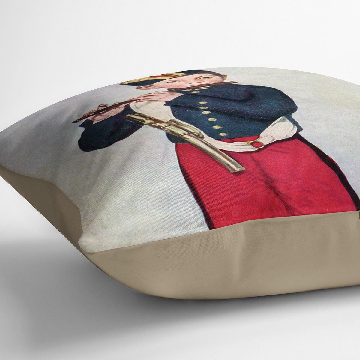 The Piper by Manet Throw Pillow