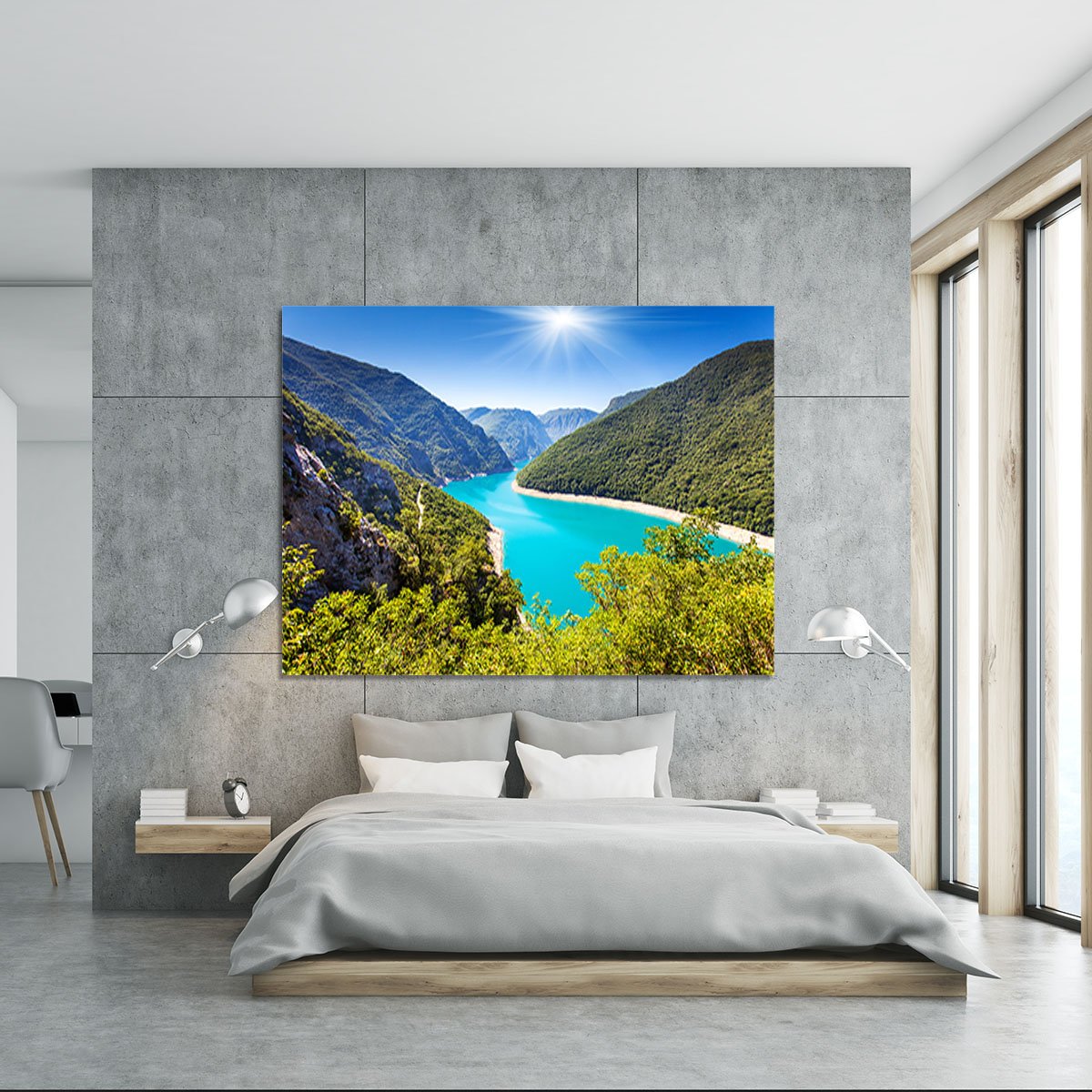The Piva Canyon Canvas Print or Poster