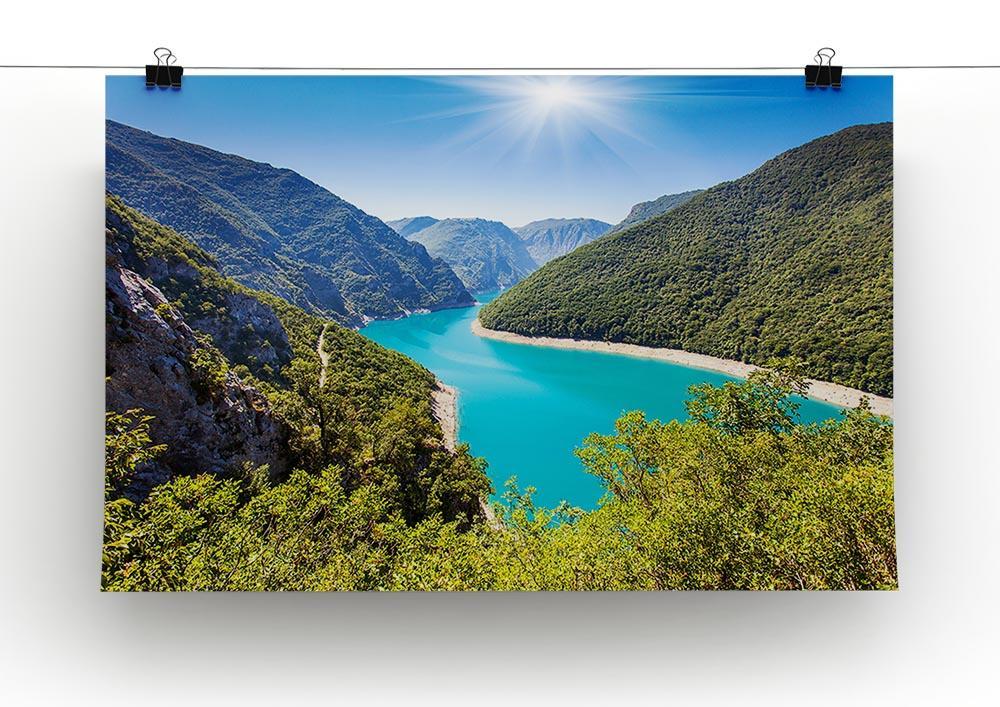 The Piva Canyon Canvas Print or Poster - Canvas Art Rocks - 2