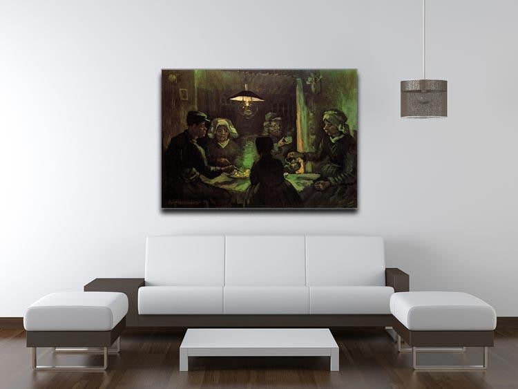 The Potato Eaters by Van Gogh Canvas Print & Poster - Canvas Art Rocks - 4