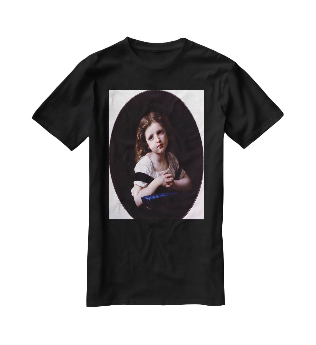 The Prayer By Bouguereau T-Shirt - Canvas Art Rocks - 1