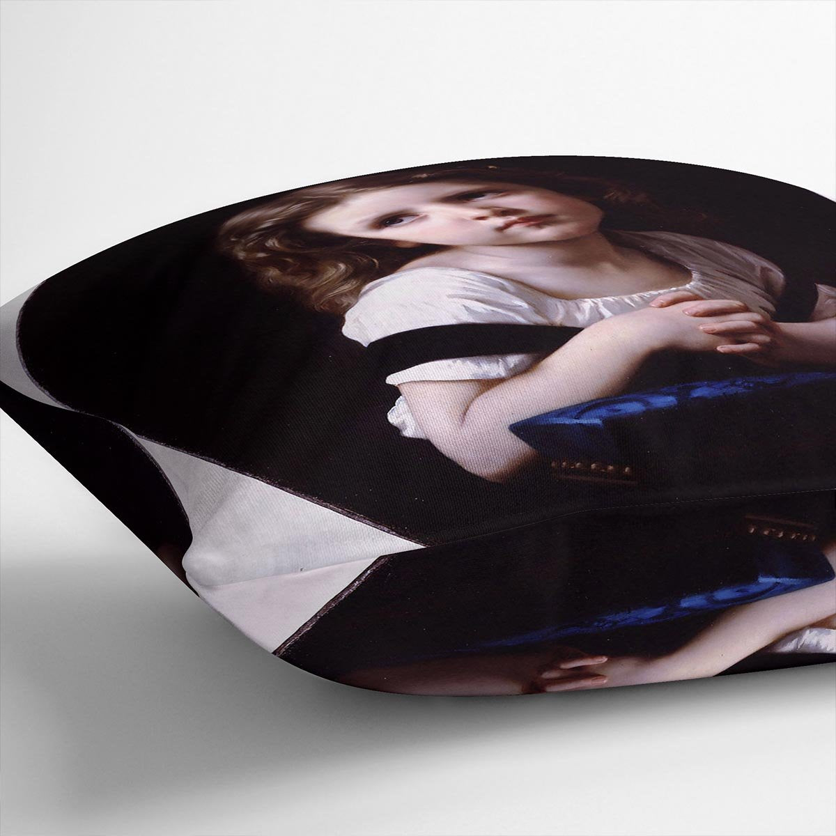 The Prayer By Bouguereau Throw Pillow