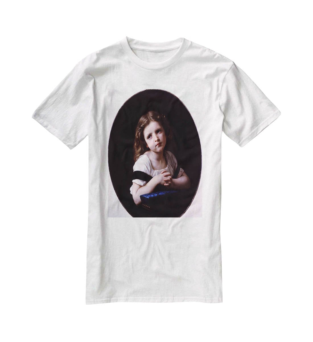 The Prayer By Bouguereau T-Shirt - Canvas Art Rocks - 5