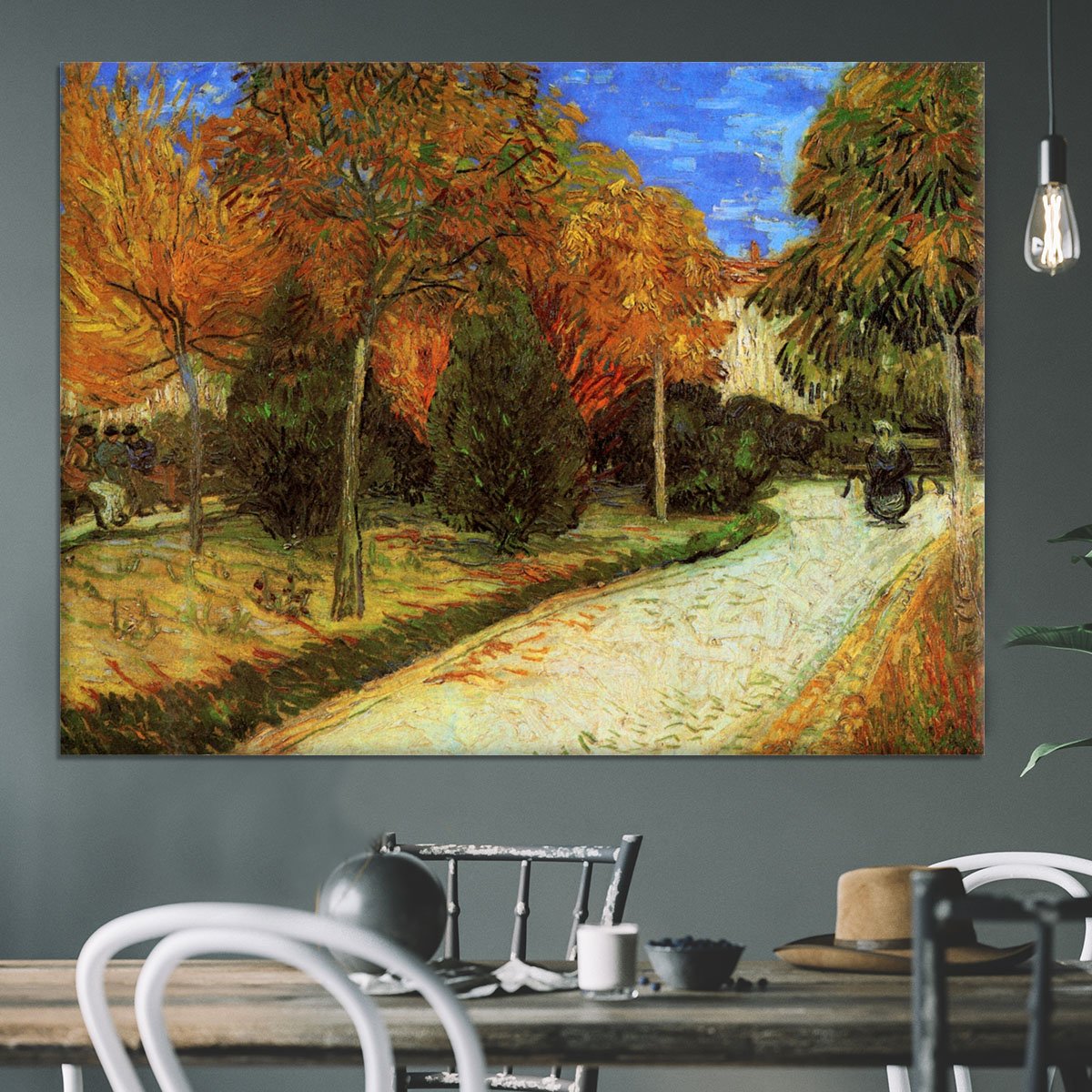 The Public Park at Arles by Van Gogh Canvas Print or Poster