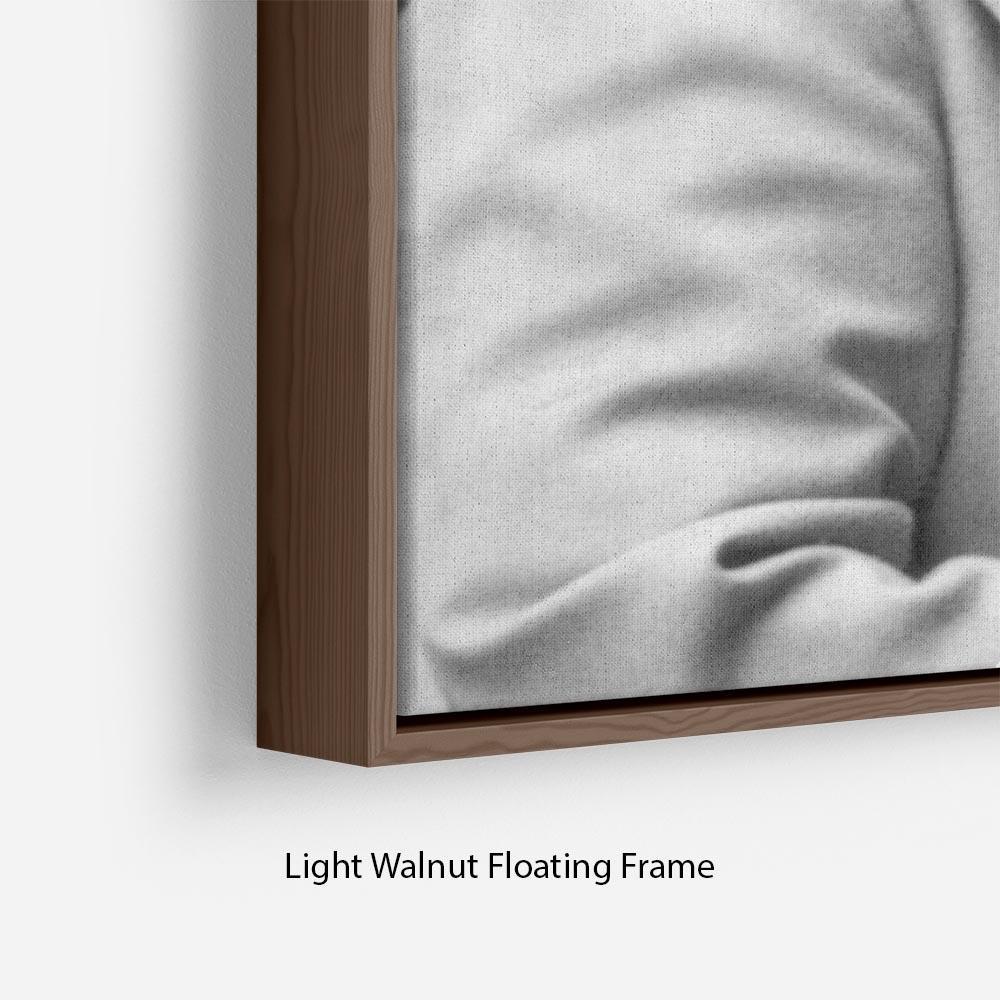 The Queen Mother at Lord Roberts Memorial Workshops in Dundee Floating Frame Canvas