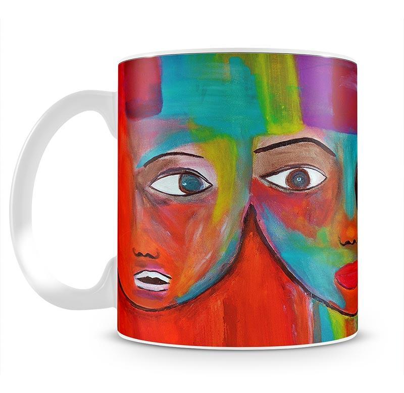 The Red Faces Mug - Canvas Art Rocks - 2