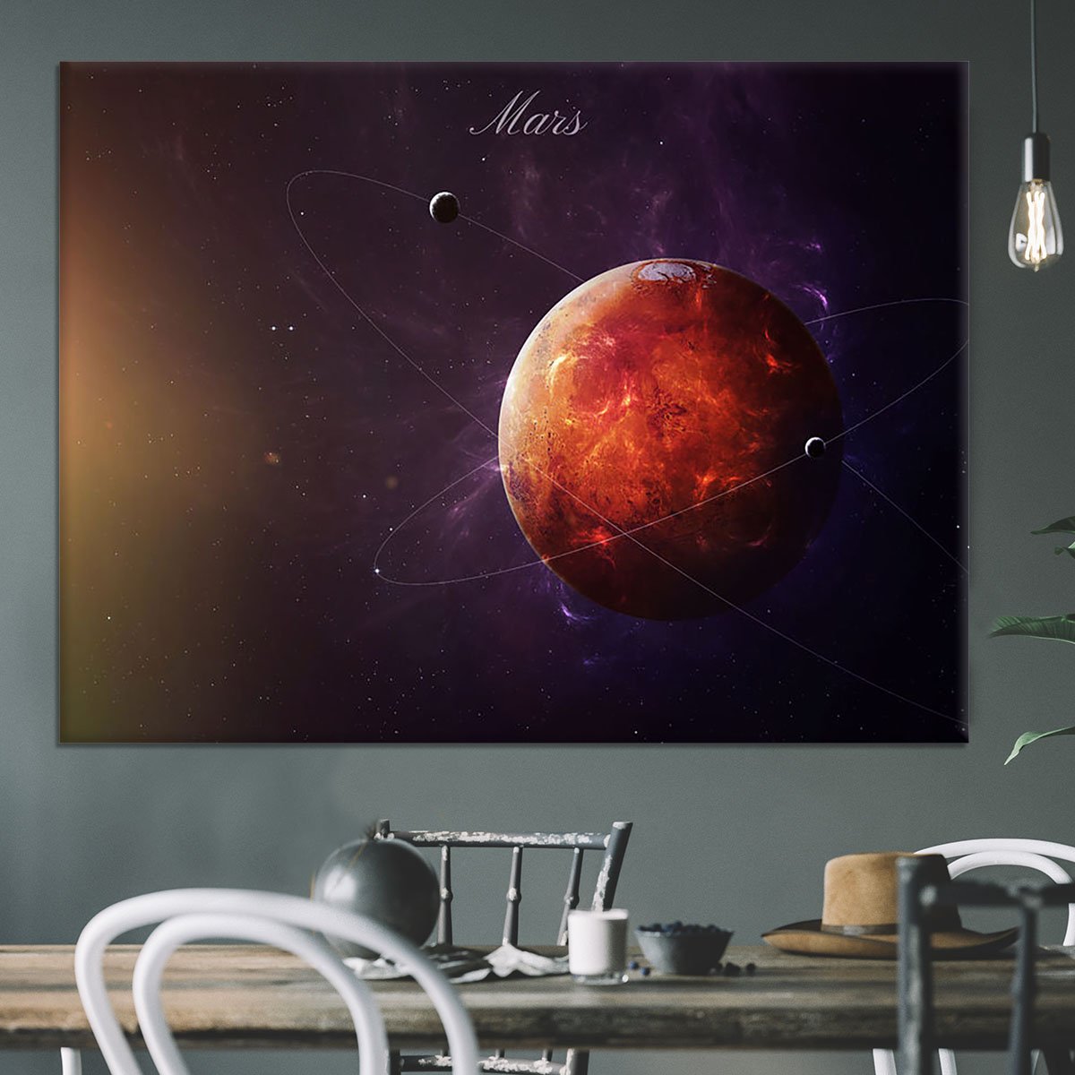 The Red Planet Mars Canvas Print or Poster