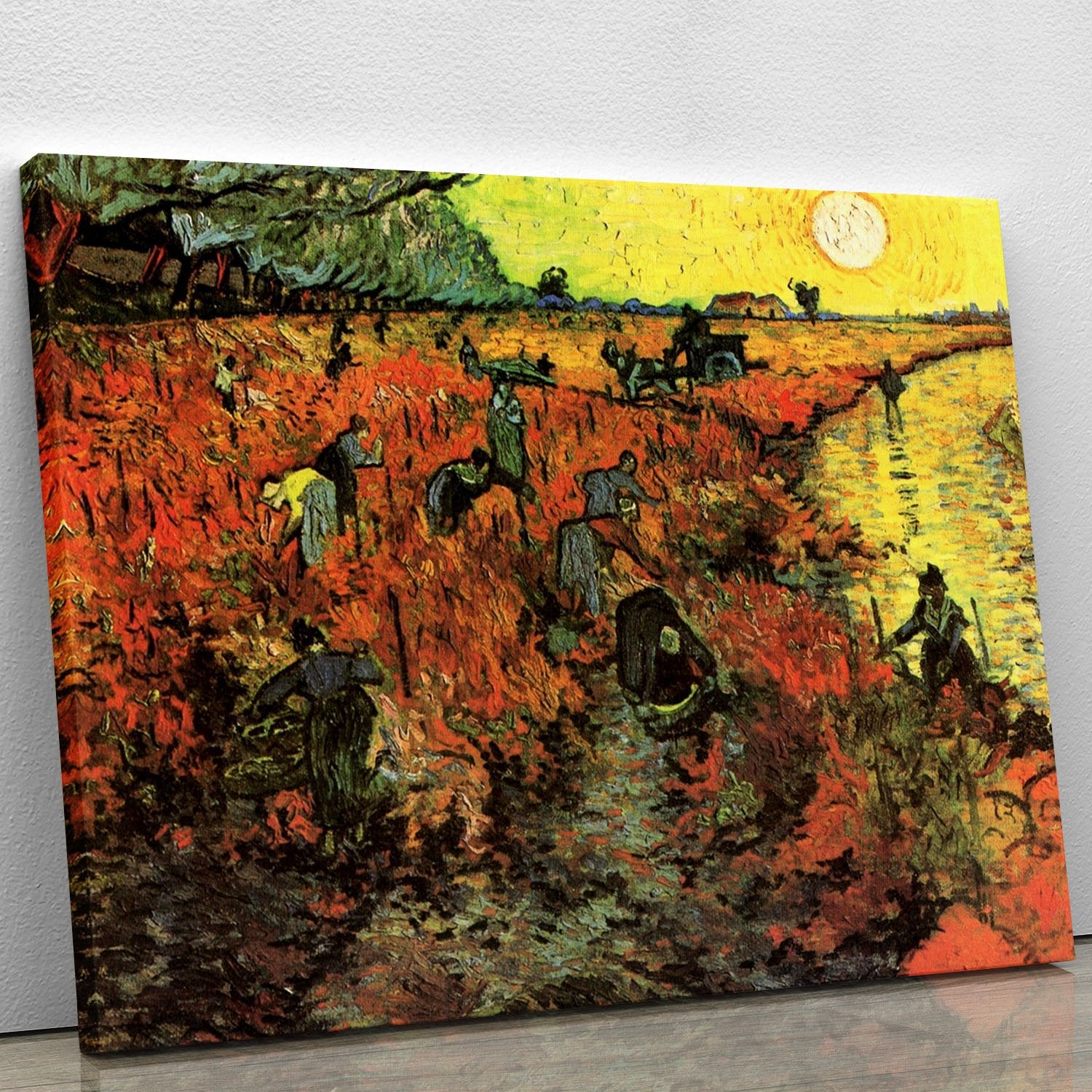 The Red Vineyard by Van Gogh Canvas Print or Poster