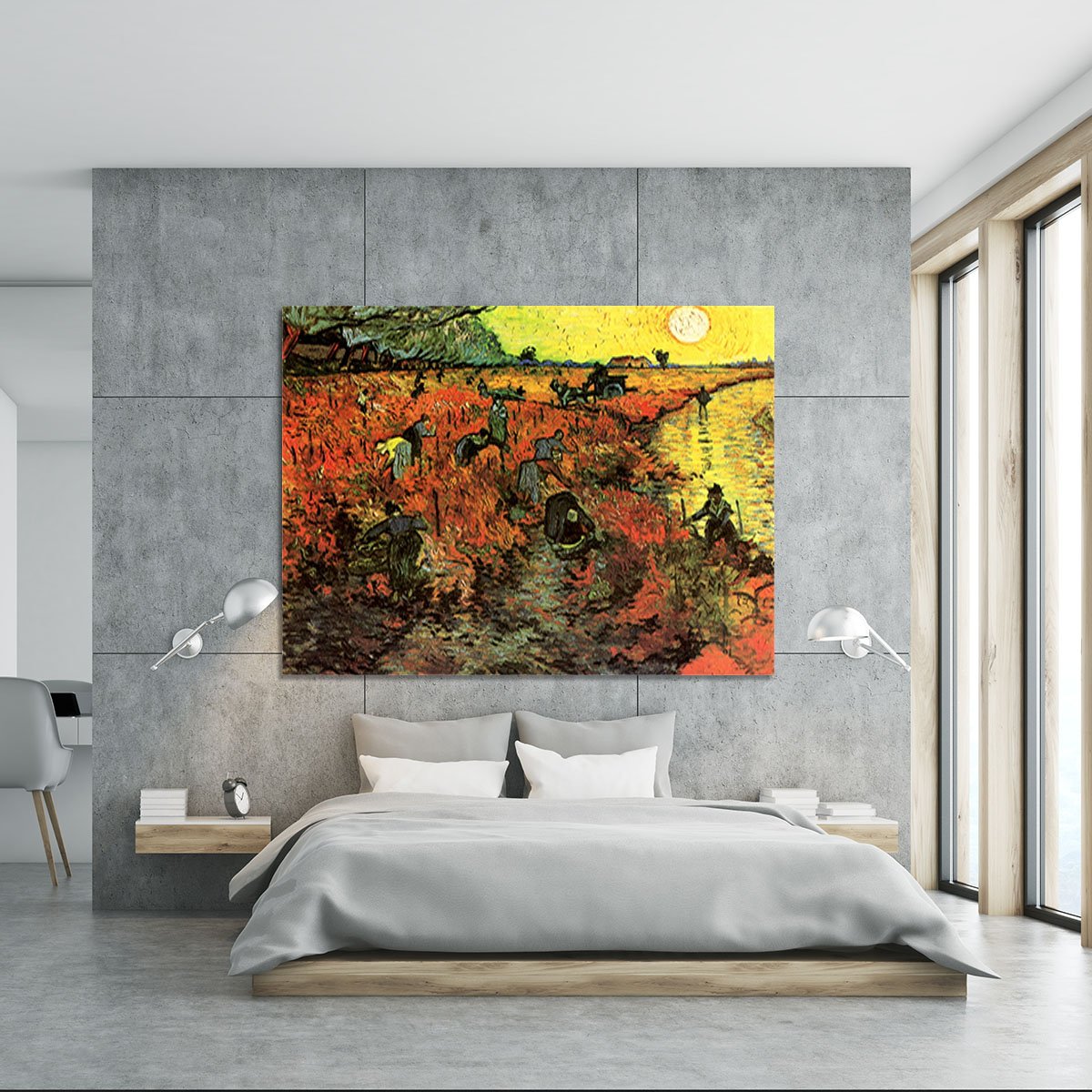 The Red Vineyard by Van Gogh Canvas Print or Poster
