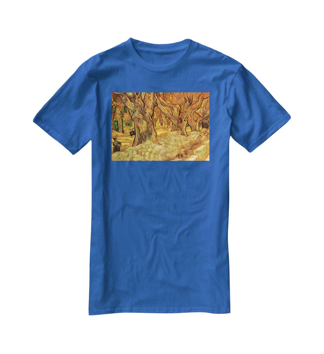 The Road Menders 2 by Van Gogh T-Shirt - Canvas Art Rocks - 2