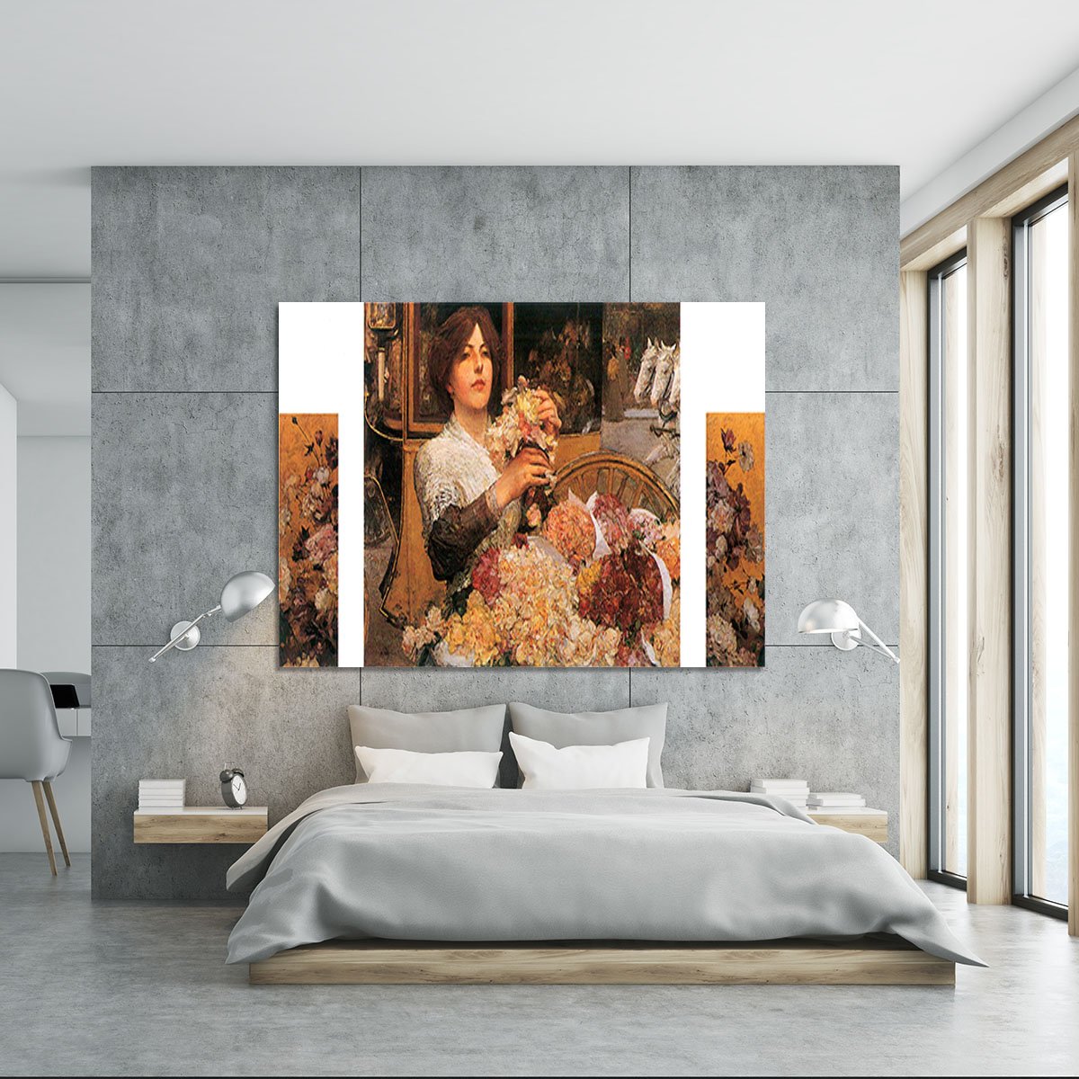 The Rose girls by Hassam Canvas Print or Poster