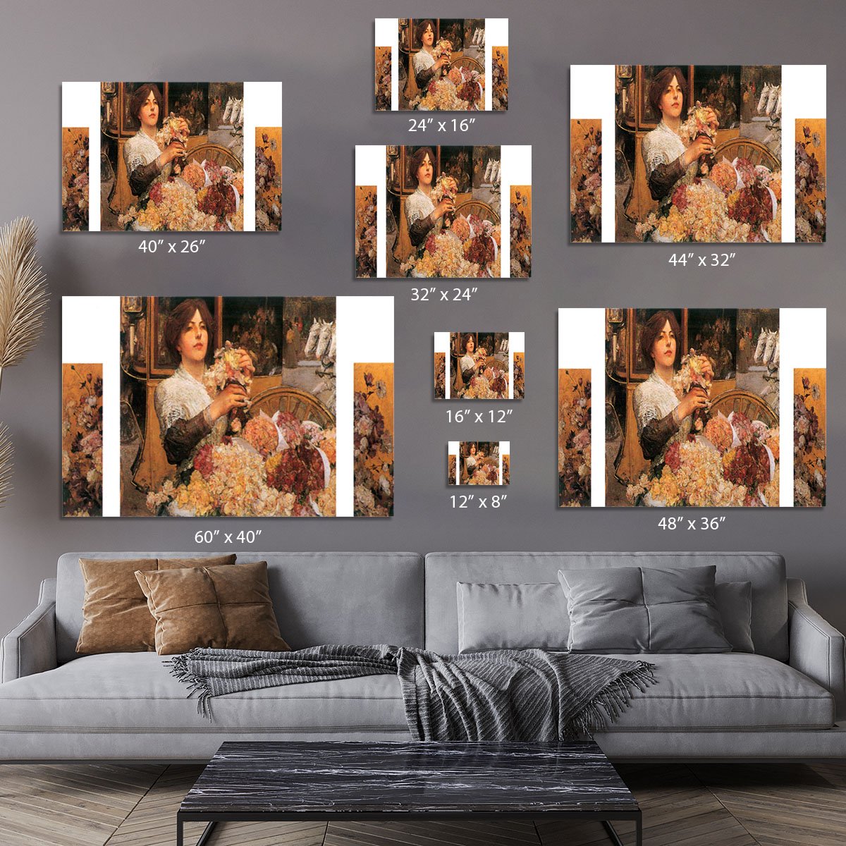 The Rose girls by Hassam Canvas Print or Poster