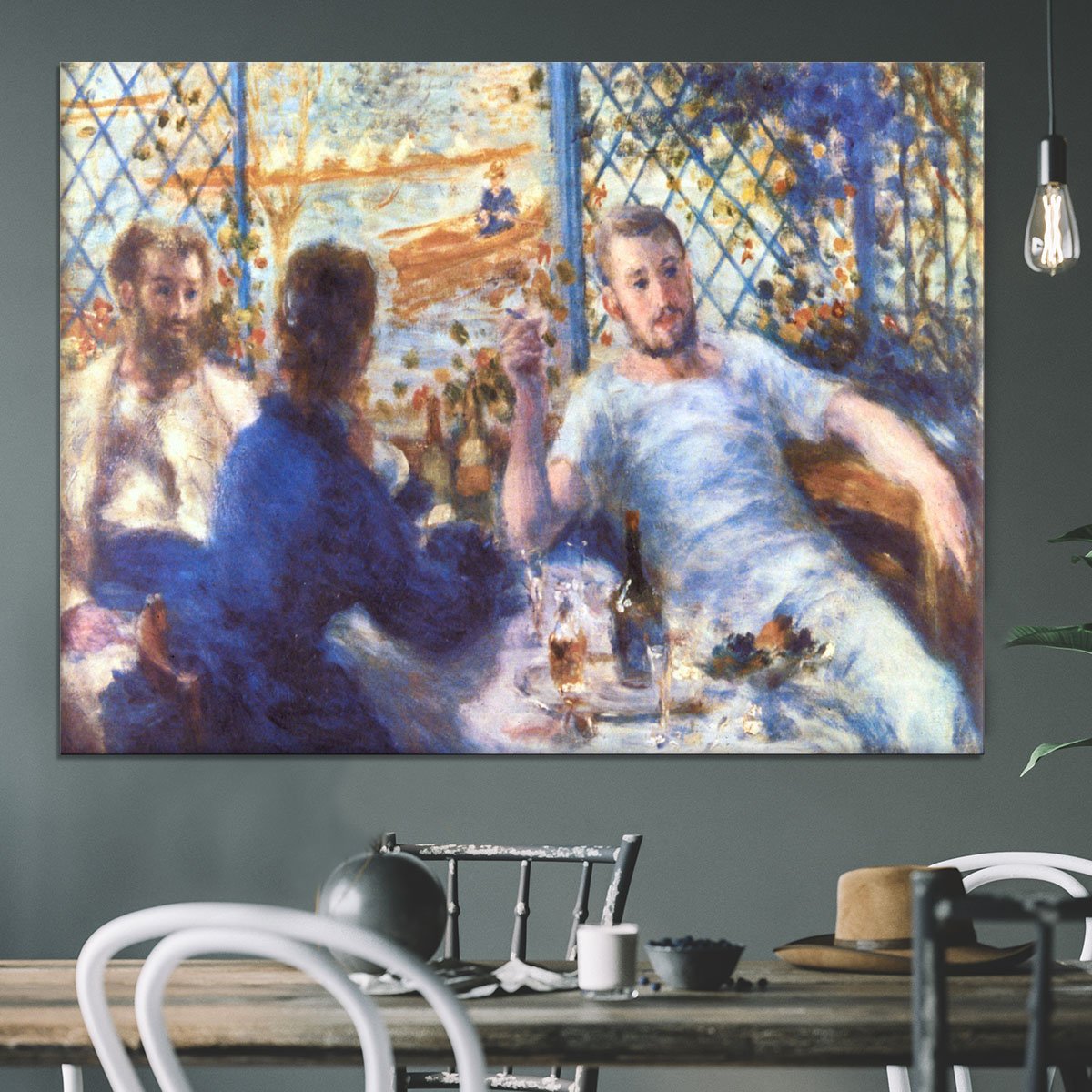 The Rowers Lunch by Renoir Canvas Print or Poster