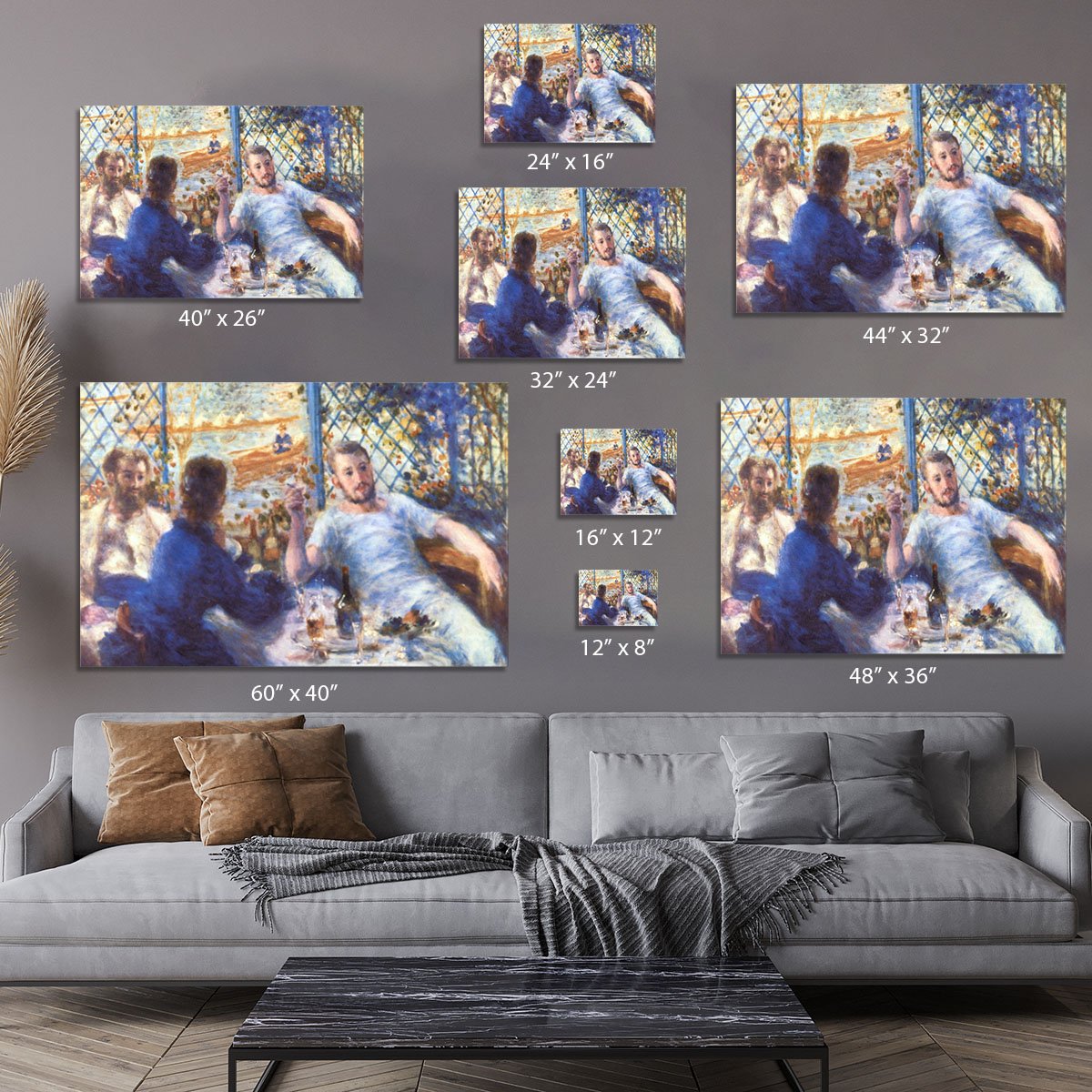 The Rowers Lunch by Renoir Canvas Print or Poster