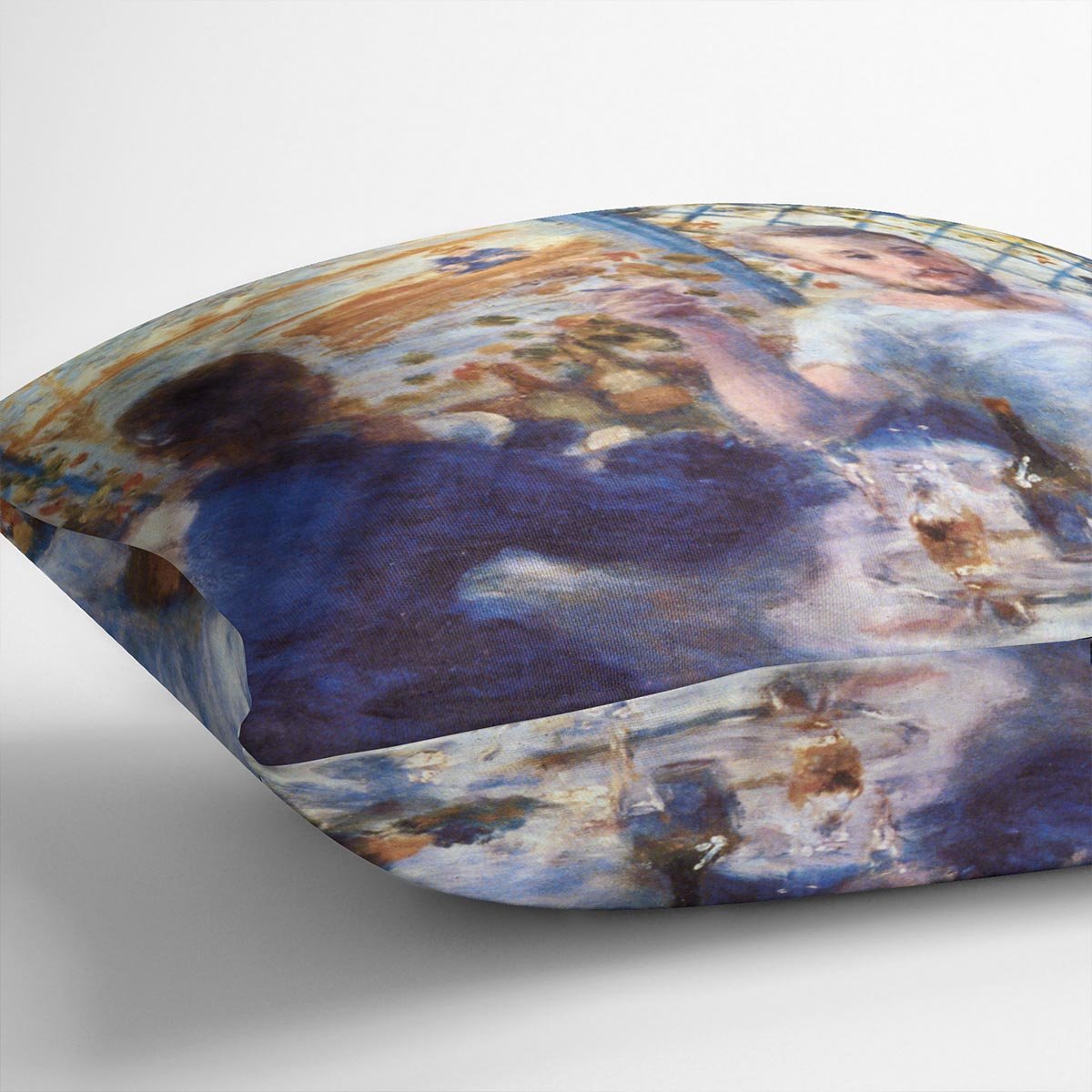 The Rowers Lunch by Renoir Throw Pillow