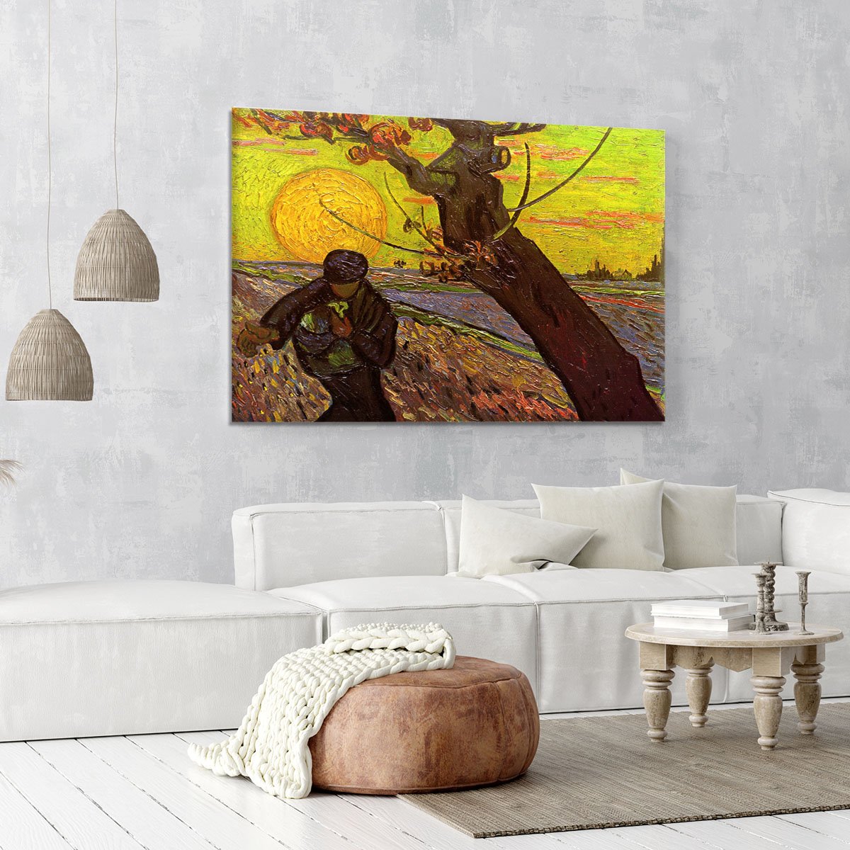 The Sower by Van Gogh Canvas Print or Poster