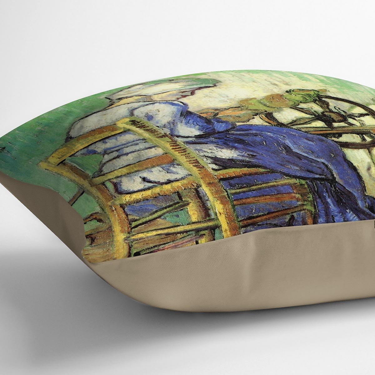 The Spinner by Van Gogh Throw Pillow