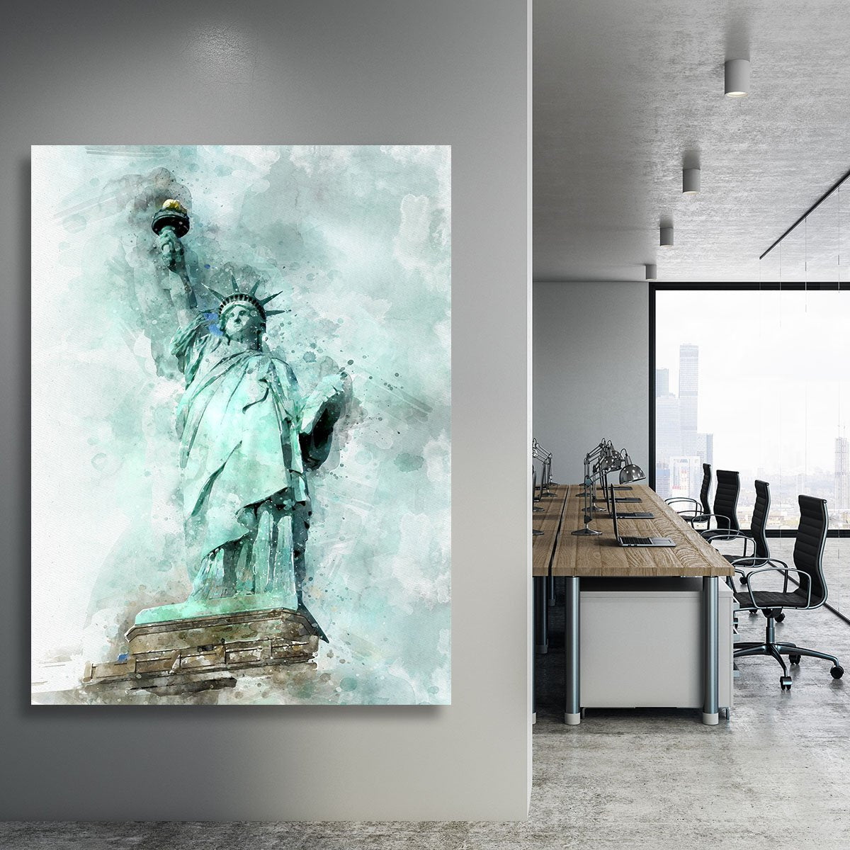 The Statue of Liberty Canvas Print or Poster