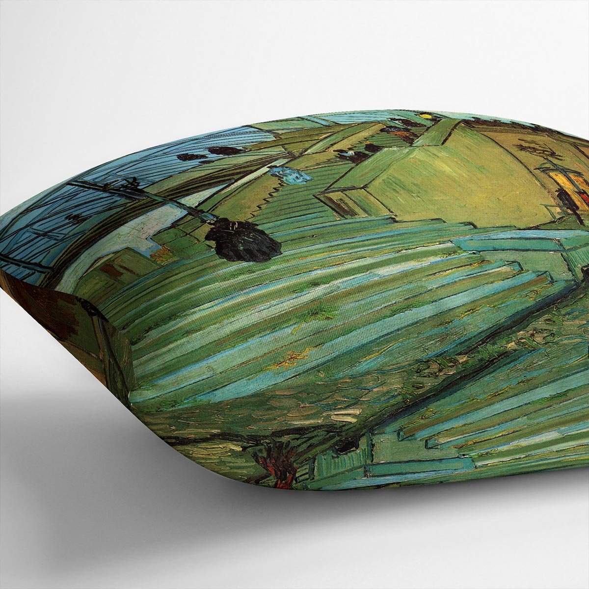 The Trinquetaille Bridge by Van Gogh Throw Pillow