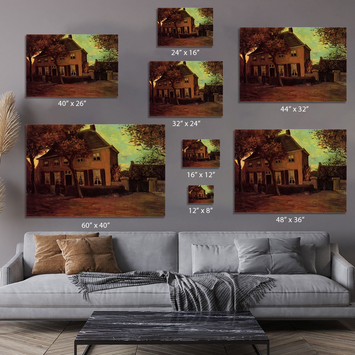 The Vicarage at Nuenen by Van Gogh Canvas Print or Poster