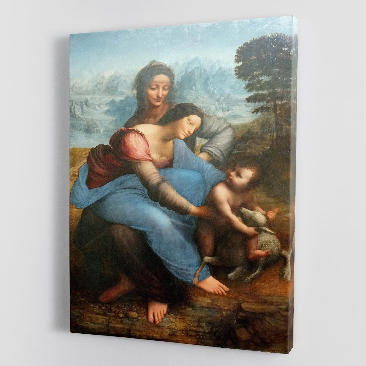 The Virgin and Child with St Anne by Da Vinci Canvas Print or Poster