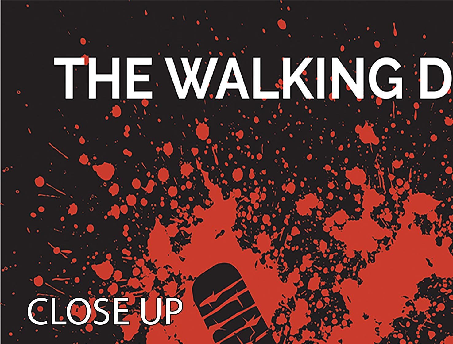 The Walking Dead Eeny Meeny Minimal Movie 3 Split Panel Canvas Print - Canvas Art Rocks - 3