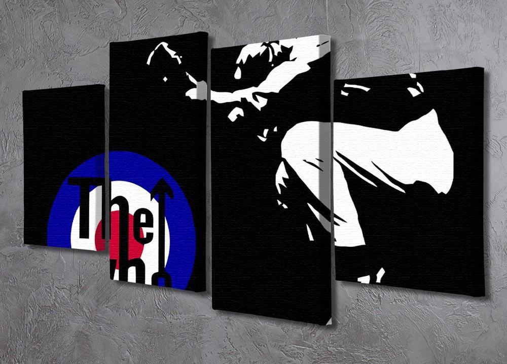 The Who Mod Target 4 Split Panel Canvas - Canvas Art Rocks - 2