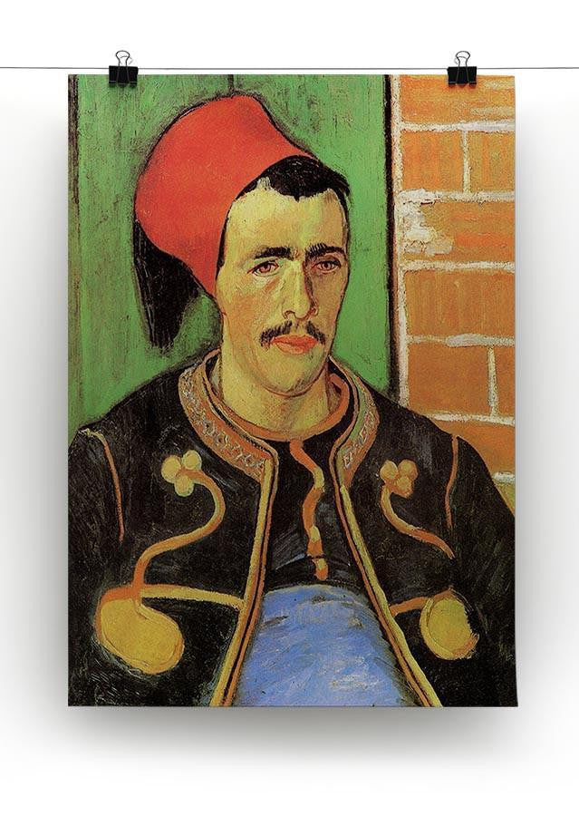 The Zouave Half Length by Van Gogh Canvas Print & Poster - Canvas Art Rocks - 2