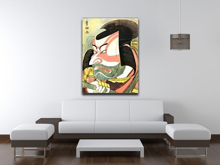The actor Ichikawa Ebizo by Hokusai Canvas Print or Poster - Canvas Art Rocks - 4