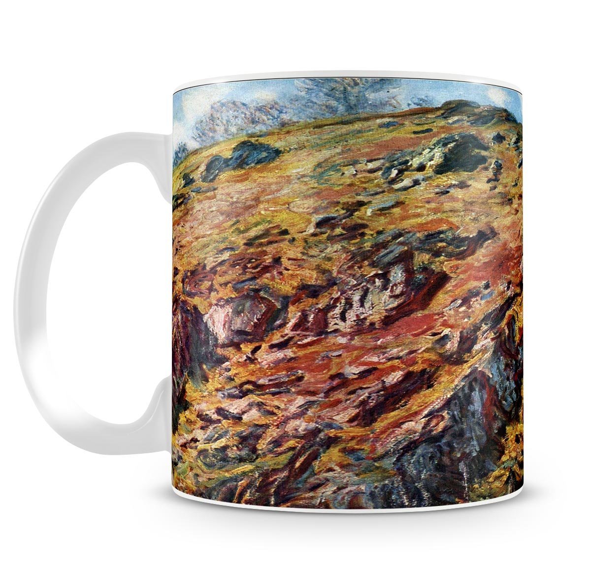 The boulder by Monet Mug - Canvas Art Rocks - 4