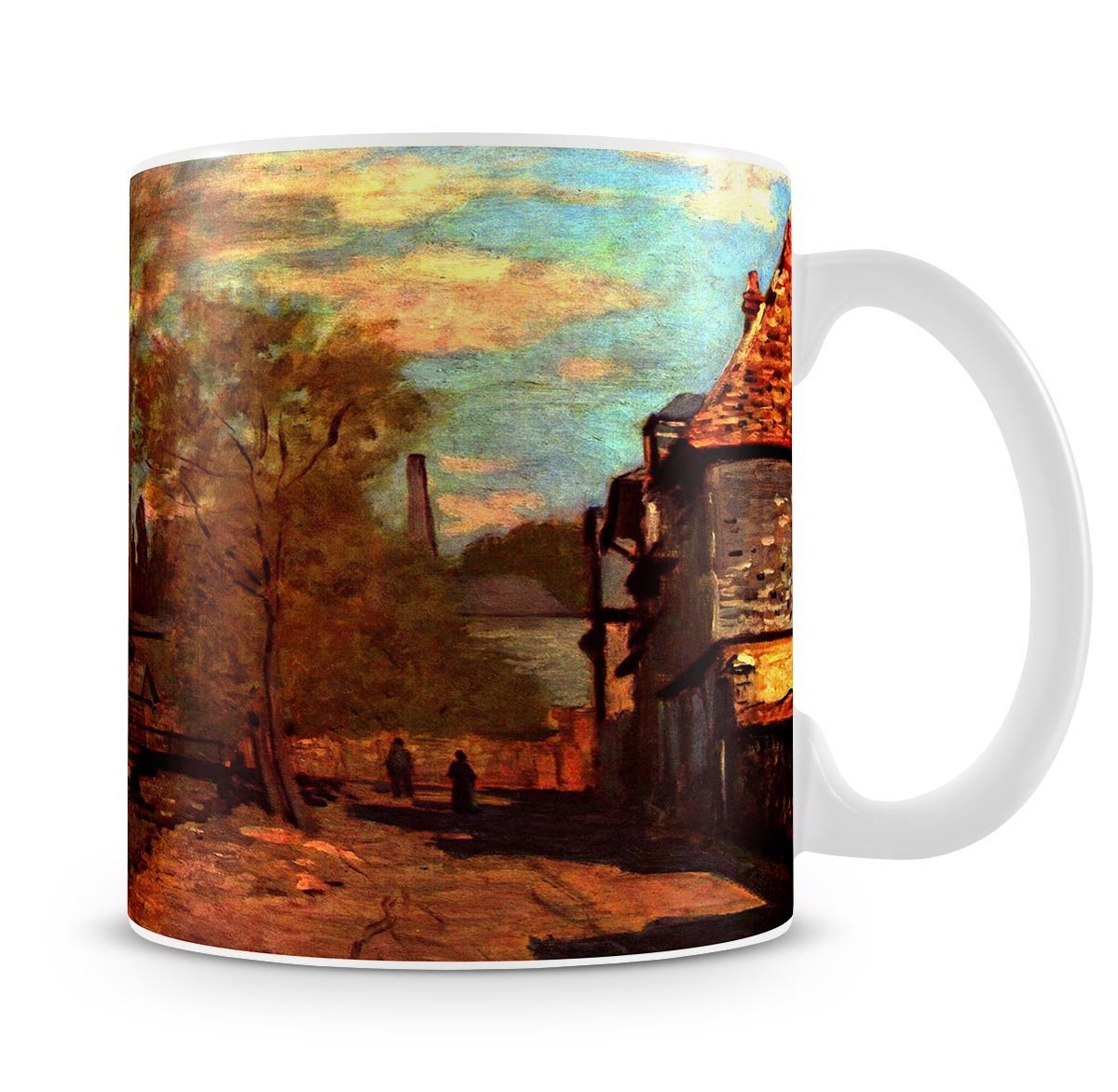The brook of Robec by Monet Mug - Canvas Art Rocks - 4